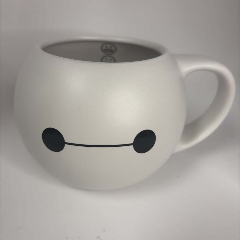 Rare Disney Parks Big Hero 6 White Ceramic Baymax 20oz Coffee Mug Jaime Chung